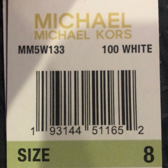 (SOLD) Michael Kors bathing suit White and Gold - Picture 7 of 8